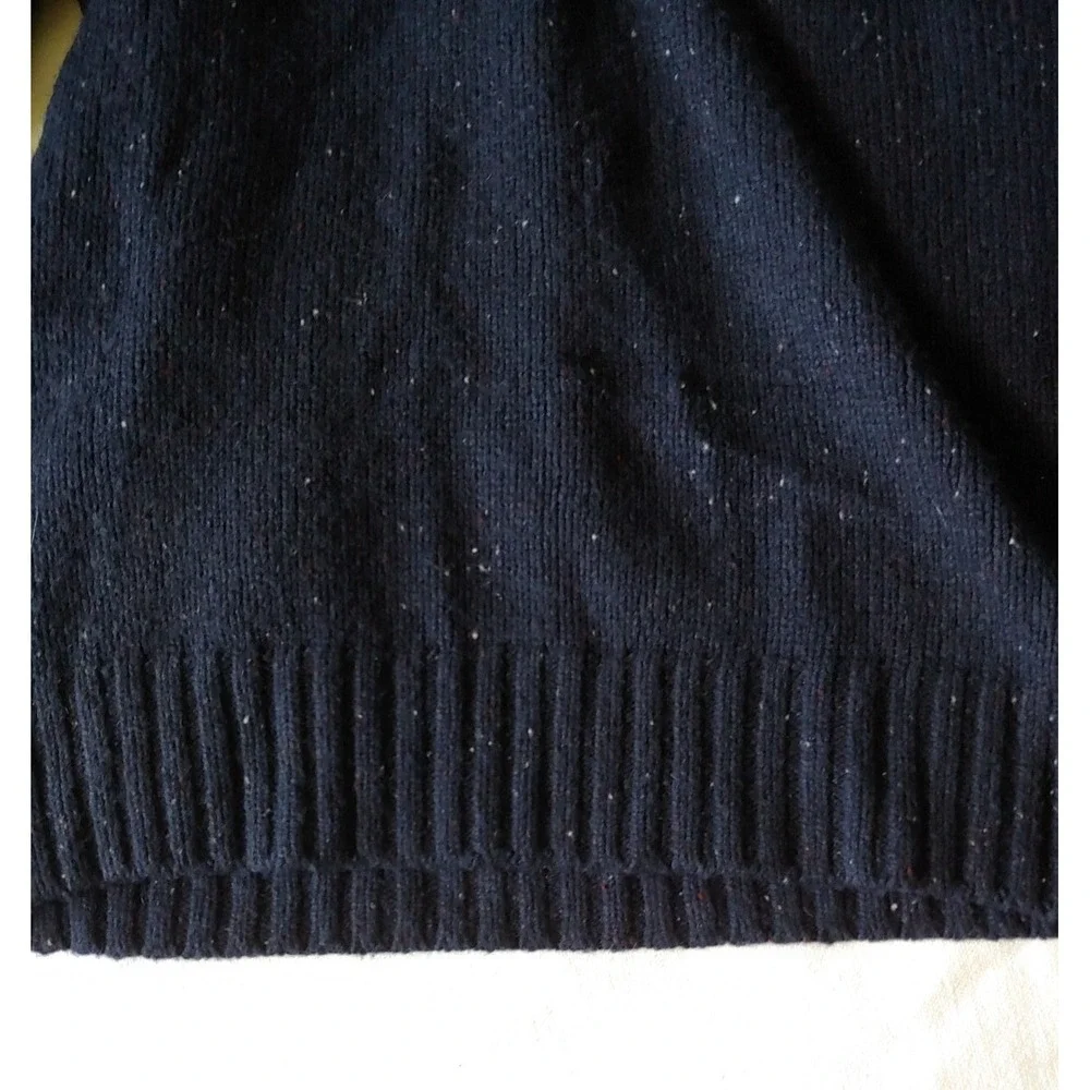 LOGG H&M Sweater Mens XL Blue Pullover Long Sleeve Wool Navy Outdoor